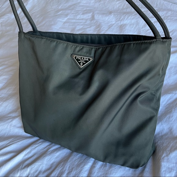 Charcoal Grey Prada Nylon Tote bag - Picture 6 of 7